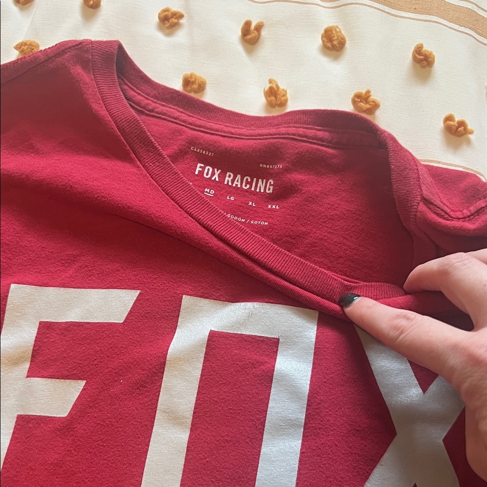 Fox Racing Bold Red Tee - Picture 2 of 3